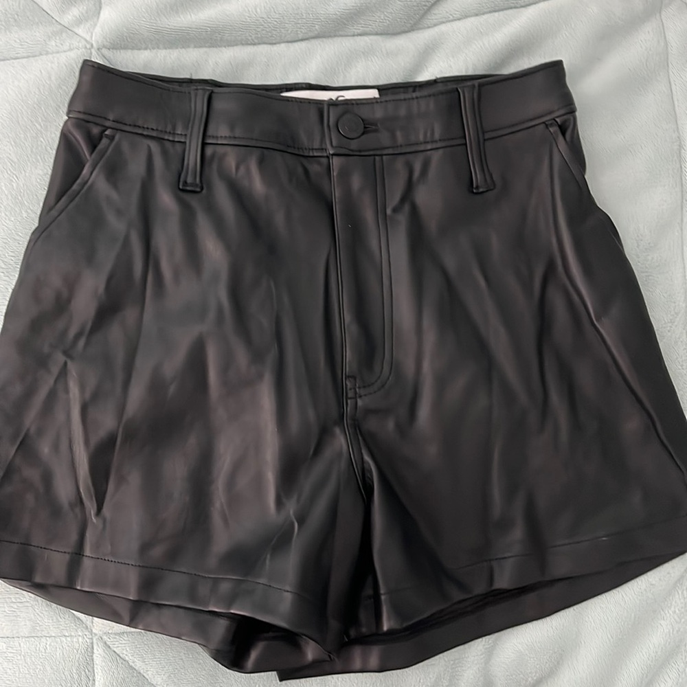Hollister Ultra High Rise Faux Leather Shorts